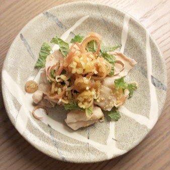 豚肉の香味ソース